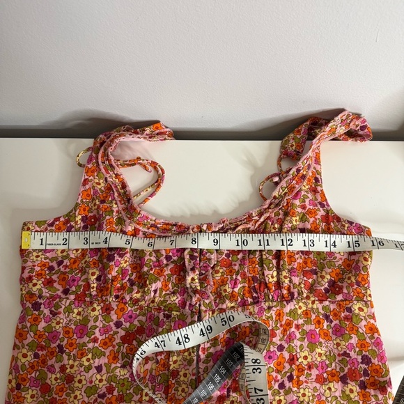 Free People Ellis Printed Set in Spring Blossom Combo Floral Two Piece Small NWT - Picture 13 of 13